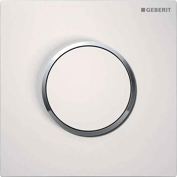 Geberit - Pneumatické ovládání splachování pisoáru typ 10, bílá/chrom 116.015.KJ.1
