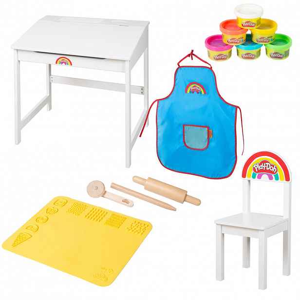 Roba ŠKOLNÍ LAVICE SE ŽIDLÍ roba x Play-Doh
