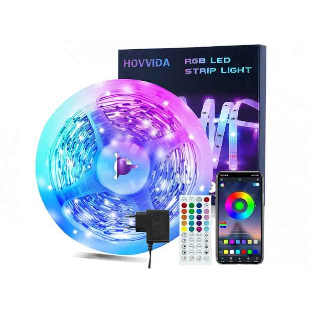 Led Pásek 5M Hovvida Rgb Dálkový Ovladač Aplikace Pro Ios A Android