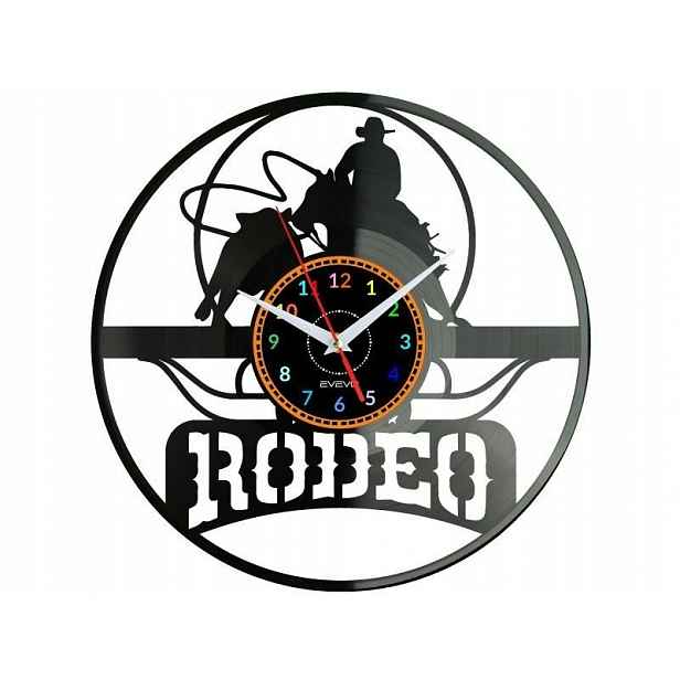 Rodeo Nástěnné hodiny Vinylová deska Moderní dekorativní jako Dárek k narozeninám