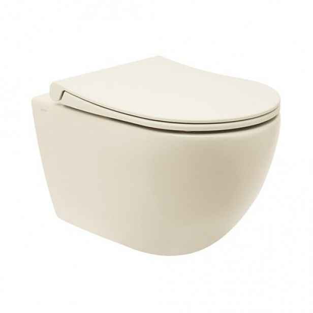 VitrA VitrA Project wc s prkénkem softclose závěsné s60 taupe mat zadní odpad 7510-020-6319