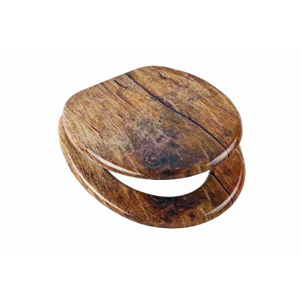 Wc sedátko Solid Wood se zpomalovacím mechanismem SOFT-CLOSE
