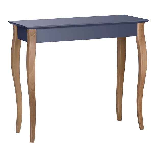 Grafitově šedý odkládací stolek Ragaba Console, délka 85 cm
