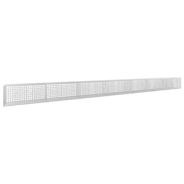 vidaXL Gabion s drátem 3,5 mm a síťkou 5x5 cm 700x50x50 cm