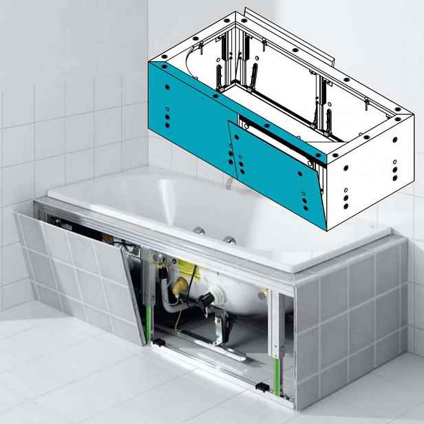 Kaldewei - Multiverso podélný panel 1700 550000030000