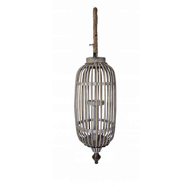 Lucerna Lampion Boho Lucerna Zahradní Svícen Ratanový