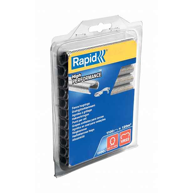 Upínací sponky pro plot Rapid VR22 pozinkované
