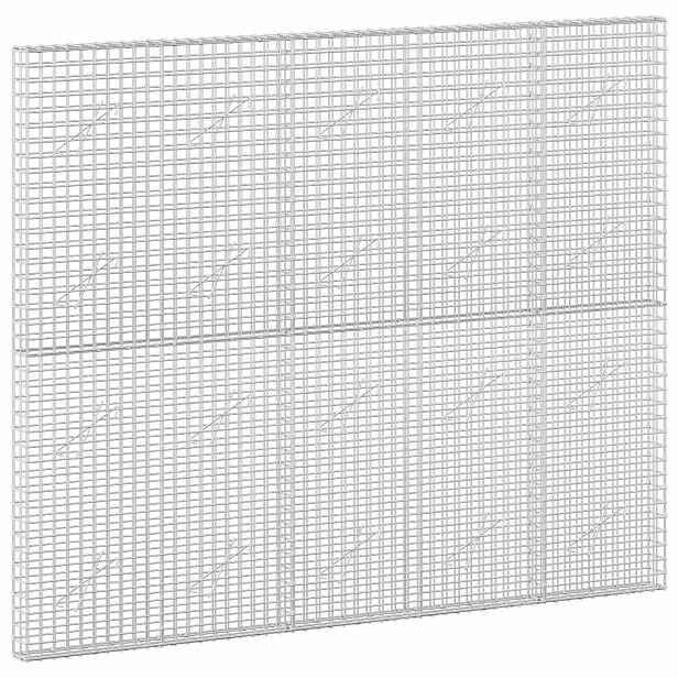 vidaXL Gabion s drátem 3,5 mm a síťkou 5x5 cm 250x10x200 cm