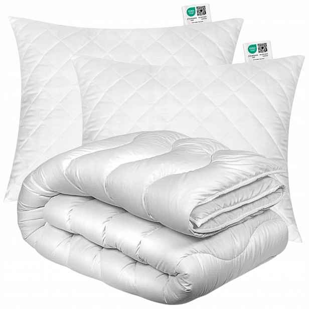 Celoroční Přikrývka 160x200 2x Polštář 70x80 Komplet Produkt Polský