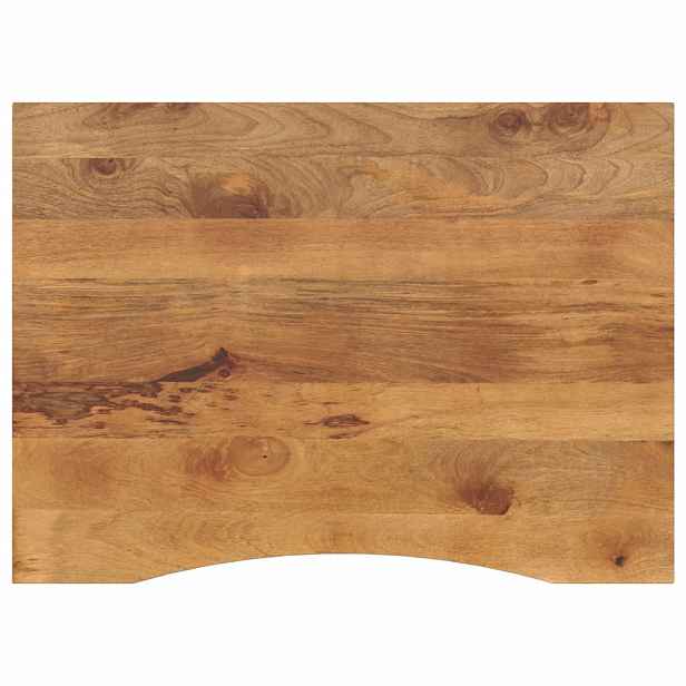 vidaXL Stolní deska s výřezem 100x80x2,5 cm masivní hrubý mangovník