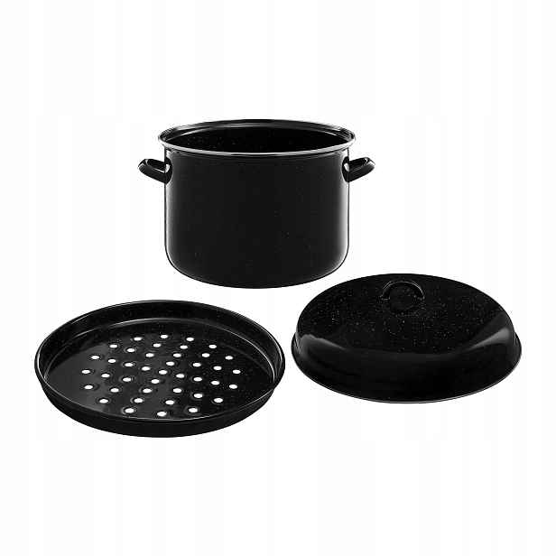 Hrnec na povidla 30 cm 12 l černý 35035