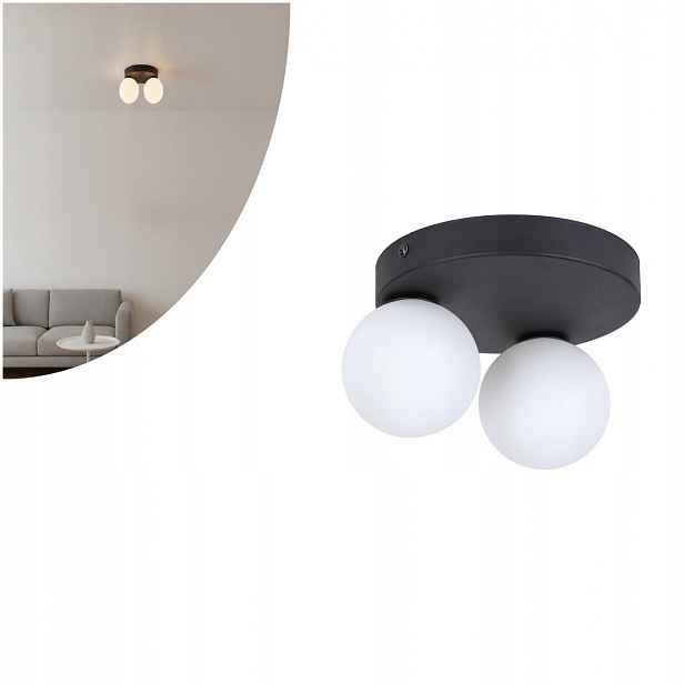 Stropní svítidlo Bianca v černé a bílé barvě s moderním designem do obývacího pokoje Tk Lighting