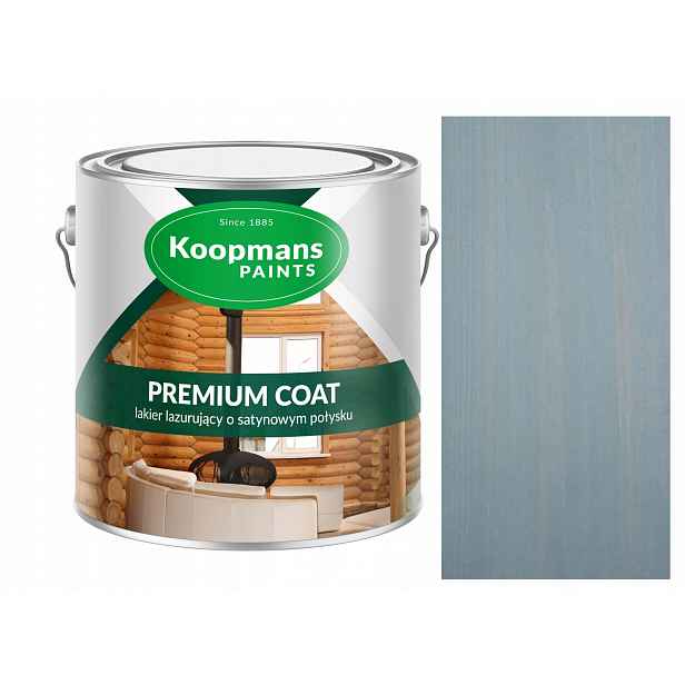 Koopmans Premium Coat 5 L Akrylový Lak Na Dřevo Šedý Azurový 200