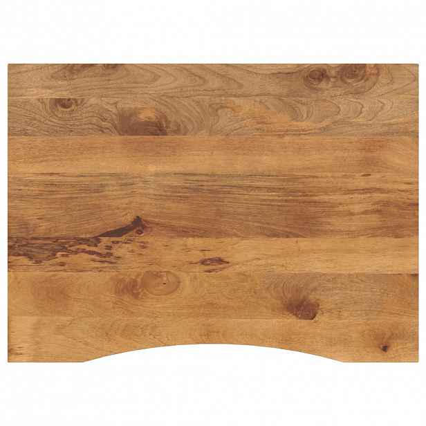 vidaXL Stolní deska s výřezem 110x80x2,5 cm masivní hrubý mangovník