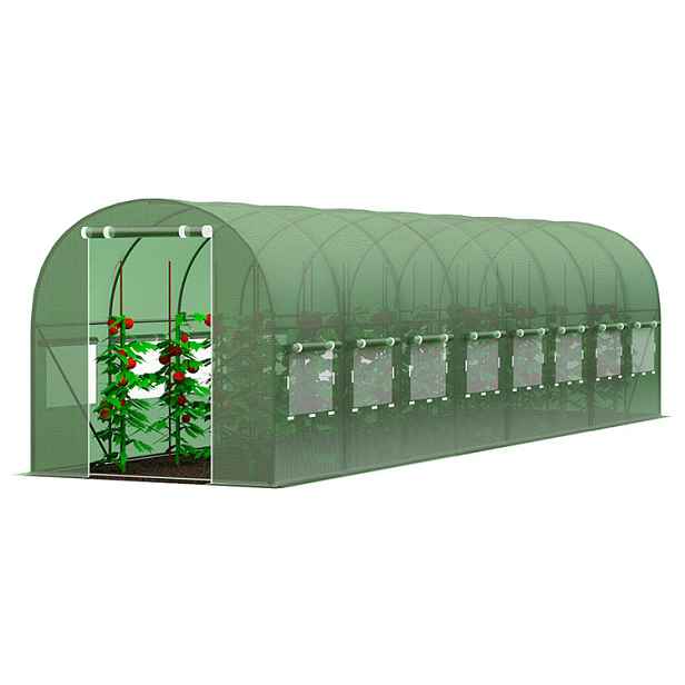 Zahradní fóliovník 3x8m zelená