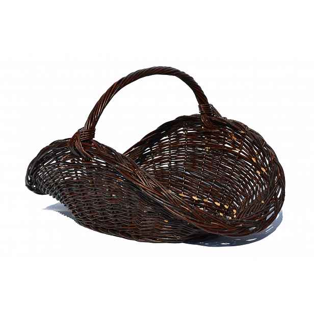 Proutěný koš na dřevo do krbu 58 cm Super!!