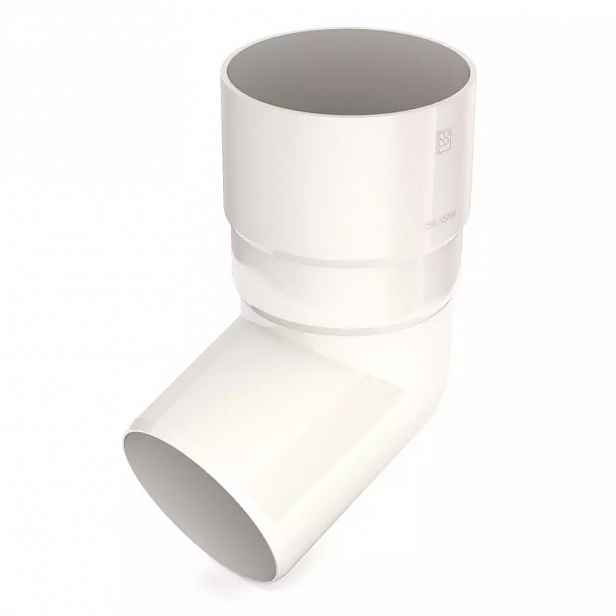 Koleno svodu 90 mm Bryza bílá