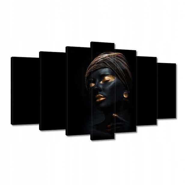 Obrazy 140x80 Zlatý make-up