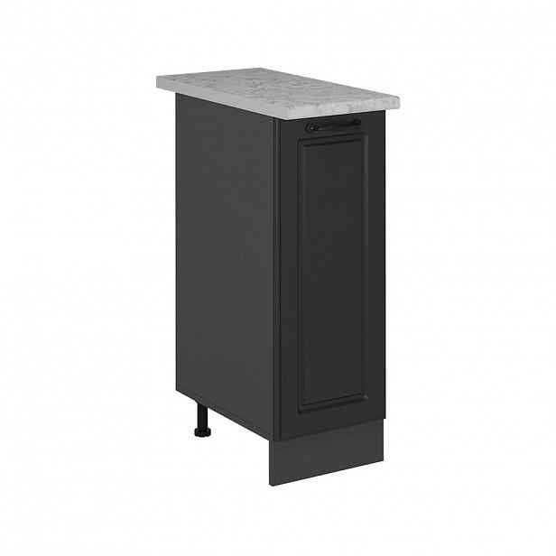 Vicco LÉKÁRNIČKOVÁ SKŘÍŇKA R-Line Antracitový venkovský dům 30 cm PD Mramor