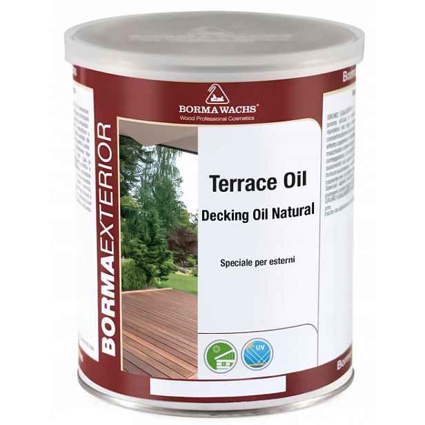 Olej Na Dřevo Terasy Zahradního Nábytku Altán Borma Terrace Oil 2,5 L