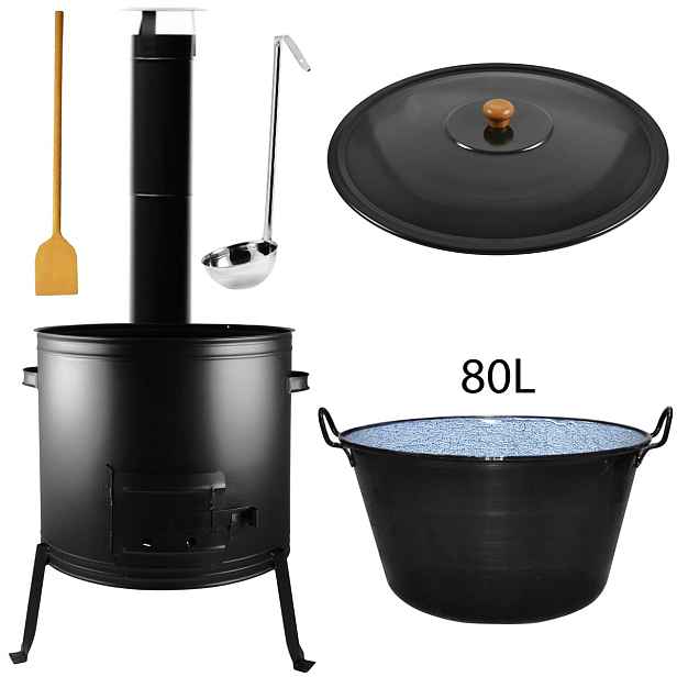 Perfect Home Set-188 Kotlíková souprava 80L, 6ks