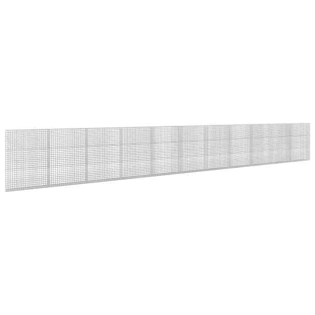 vidaXL Gabion s drátem 3,5 mm a síťkou 5x5 cm 1100x30x150 cm
