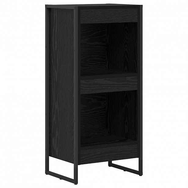 vidaXL Knihovna 40 x 30 x 86,5 cm Kompozitní dřevo Černý dub
