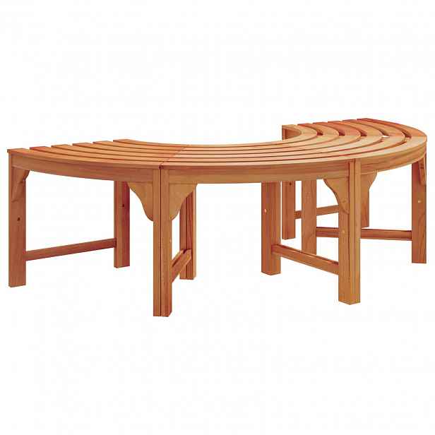 vidaXL Stromová lavička 4 -Seater 160 x 80 x 45cm Přírodní