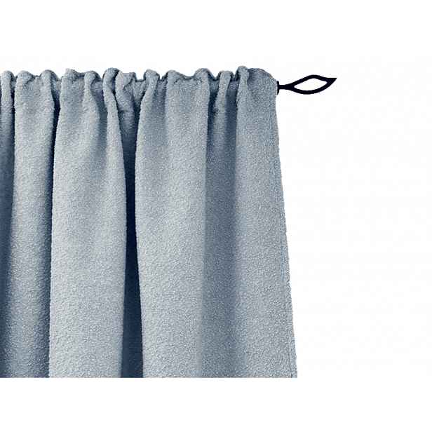 Závěs do dětského pokoje BOUCLÉ Zvolte barvu: Světle modrá, Zvolte rozměr: 140 x 280 cm (šířka x výška)