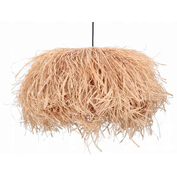 Nová závěsná lampa kulatá raffia E27 40x35 cm Anvo Kolekce Aydin