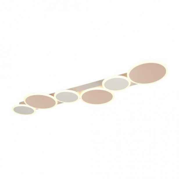 Trio OVELA led stropní svítidlo hnědá kov 636910665 TR636910665
