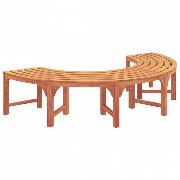 vidaXL Stromová lavička 4 -Seater 210 x 80 x 45 cm Přírodní