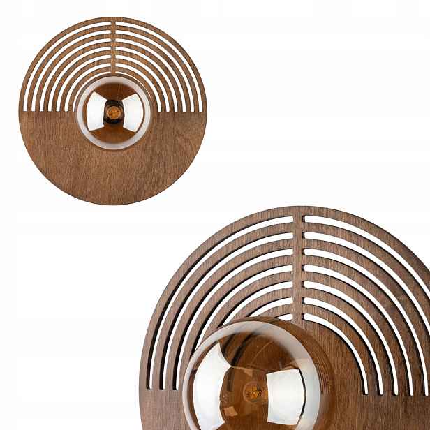 Dekorativní dřevěná nástěnná lampa Lunar Wood 1*G9 11014 Tk Lighting