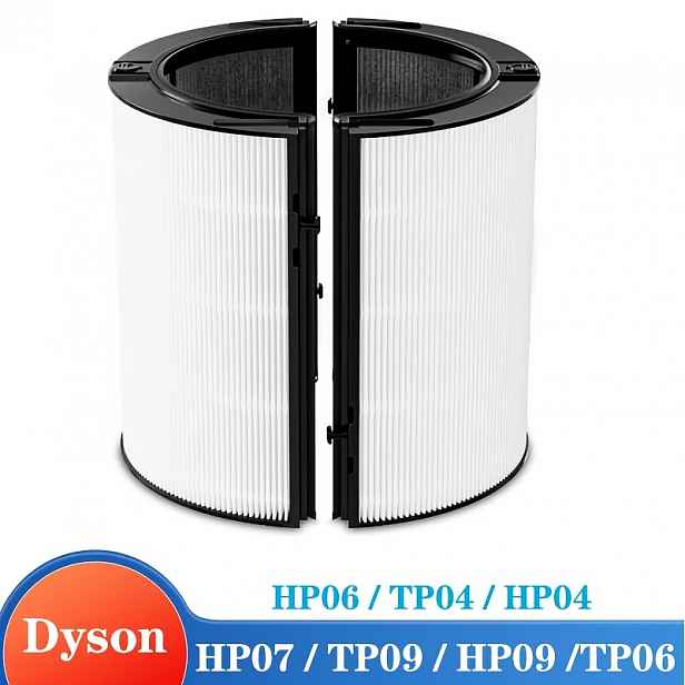 TEMU 2-v-1 HEPA a uhlíkový filtr pro Dyson TP04 HP04 TP07 TP06 HP06 PH02 PH01 PH03 PH04 HP09 TP09 HP07, náhradní díly, filtr čističky vzduchu - Y4