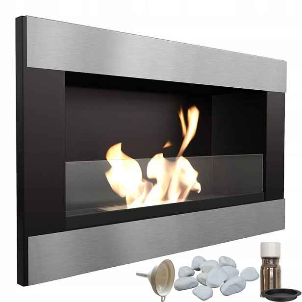 Závěsný biokrb Kratki 64 x 37 x 14,4 cm černý