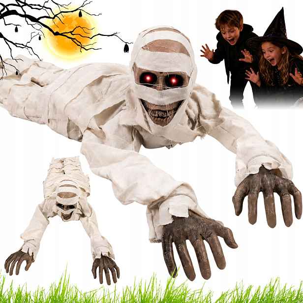 Halloween Crawling Mummy Light Up Do Strašidelných Domů A Na Nádvoří