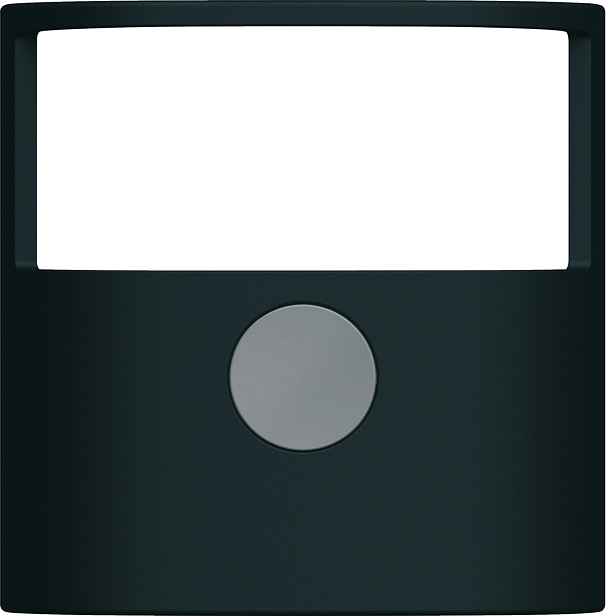 Kryt čidlo pohybu Hager lumina 45×45 mm černá mat