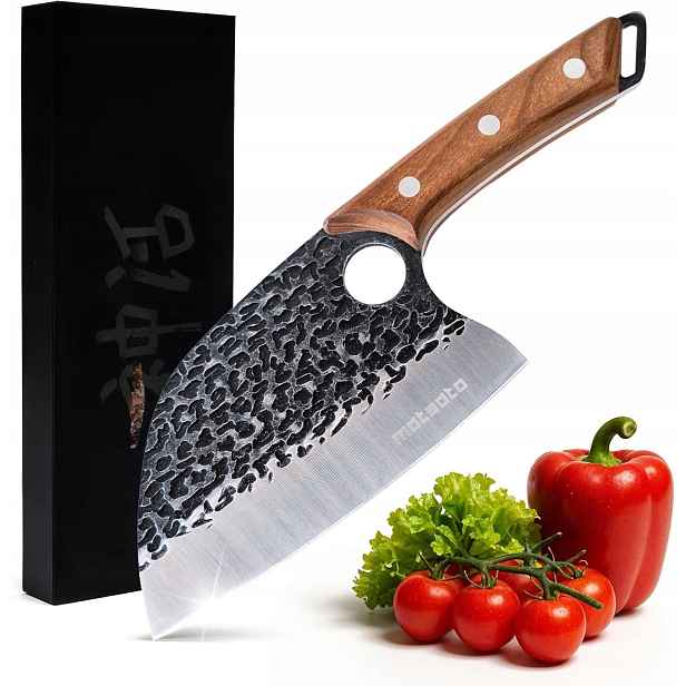Nůž 15 CM Z Nerezové Oceli S Dřevěnou Rukojetí