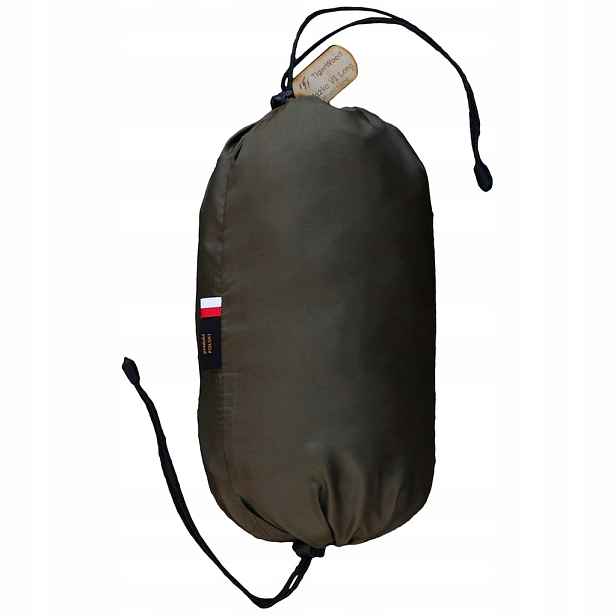 Turistická táborová houpací síť TigerWood Vážka V1 Long Pocket Green s moskytiérou