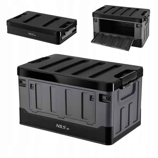 Velký skládací kempingový box s organizérem 38 l Nils Camp