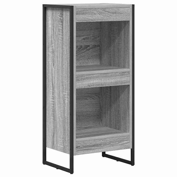 vidaXL Knihovna 40 x 30 x 86,5 cm Kompozitní dřevo Šedá Sonoma