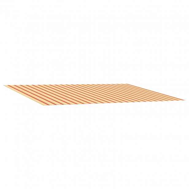 vidaXL Náhradní látka na markýzu Vícebarevný 400 × 350 cm Polyester