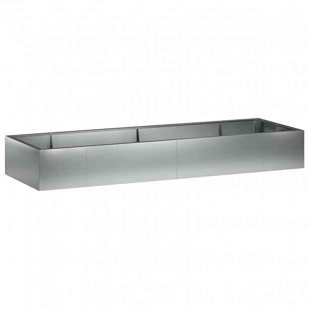 vidaXL Opěrná zeď 8 ks 300 x 100 x 30 cm Pozinkovaná ocel Stříbrná