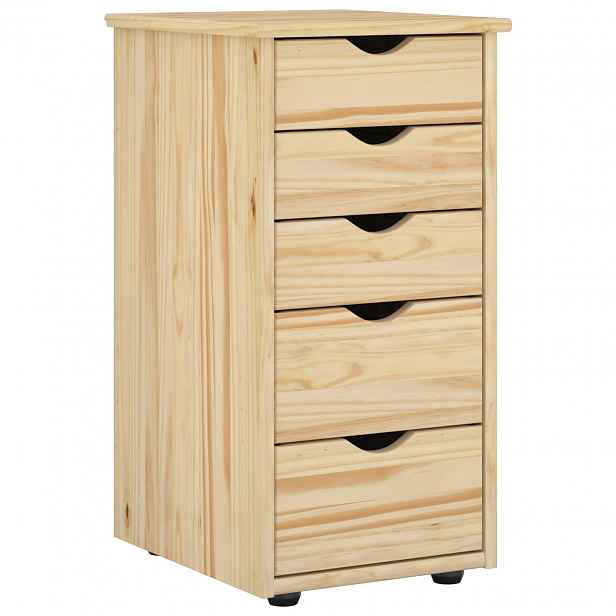 vidaXL Truhlářský 34 x 39 x 61,5 cm Masivní borovicové dřevo Hnědá