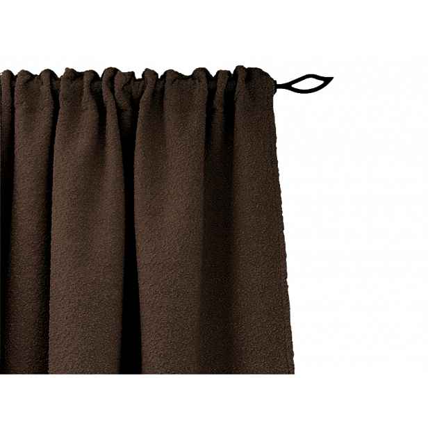Závěs do dětského pokoje BOUCLÉ Zvolte barvu: Hnědá, Zvolte rozměr: 140 x 280 cm (šířka x výška)