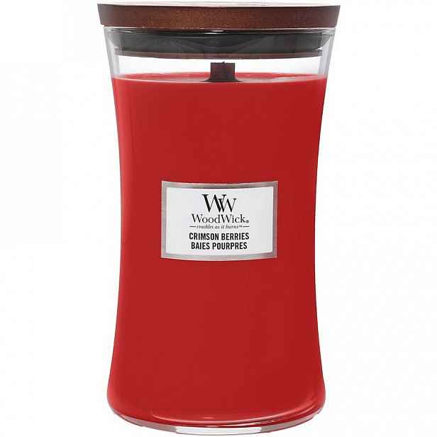 Woodwick Vonná svíčka váza velká Crimson Berries, 609 g