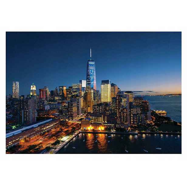 Fototapeta Město V Noci New York do obývacího pokoje 254x184