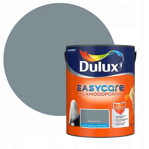 Dulux Easycare Barva Skvrnitá Šedá Denim 5L