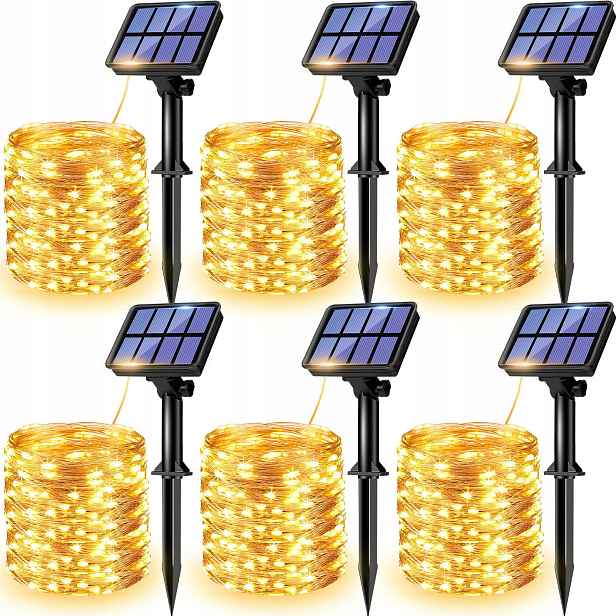 Litogo Solární lampy 12M 120 Led Voděodolné Na Zahradu Balkon Terasa