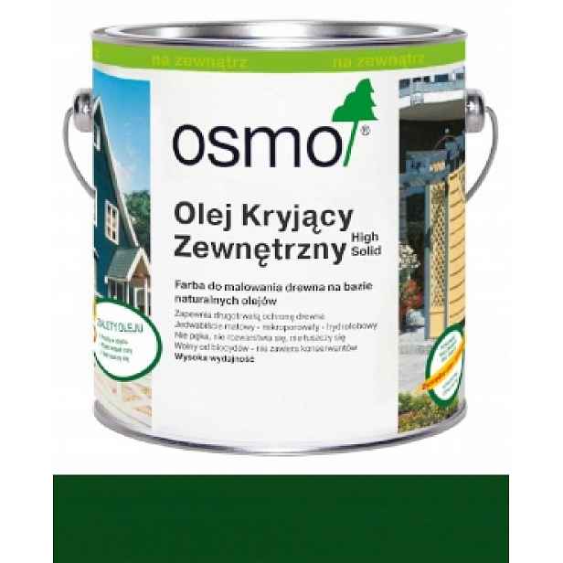 Osmo 2404 2,5L Vnější krycí olej na dřevo Zeleň vánoční stromek